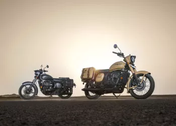 New Jawa Motorcycle Colors Grey and Khaki