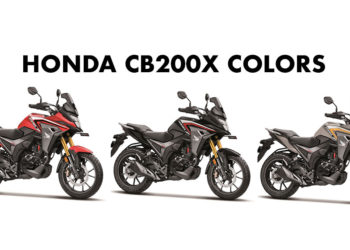 Honda CB200X Colors: Black, Silver, Red