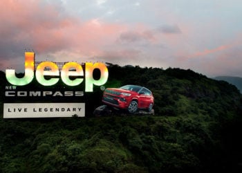 Jeep India’s Independence day brand Installation on Mumbai-Pune Expressway