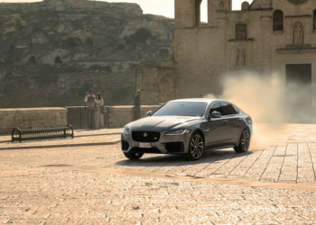 Jaguar XF makes its 007 Debut in “No Time to Die” James Bond Film