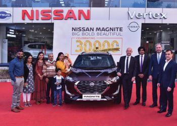 Nissan Magnite achieves milestone of 30,000th delivery
