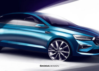 Skoda Slavia Design Sketches