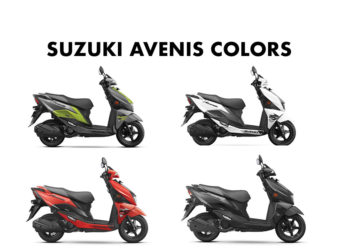 Suzuki Avenis Colors: Green, White, Black, Orange