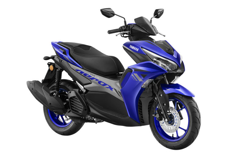 Yamaha Aerox 155 Colors: Blue, Grey, MotoGP