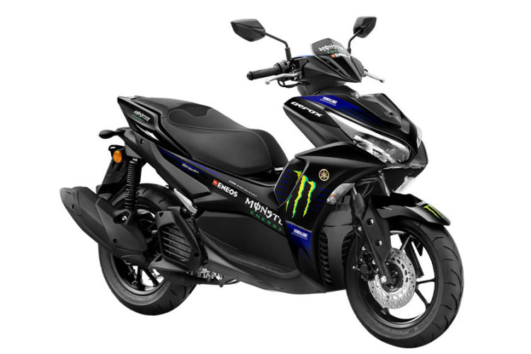 Yamaha Aerox 155 Colors: Blue, Grey, MotoGP