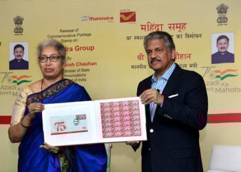 India Post releases Postage Stamp to mark 75 years of Mahindra Group