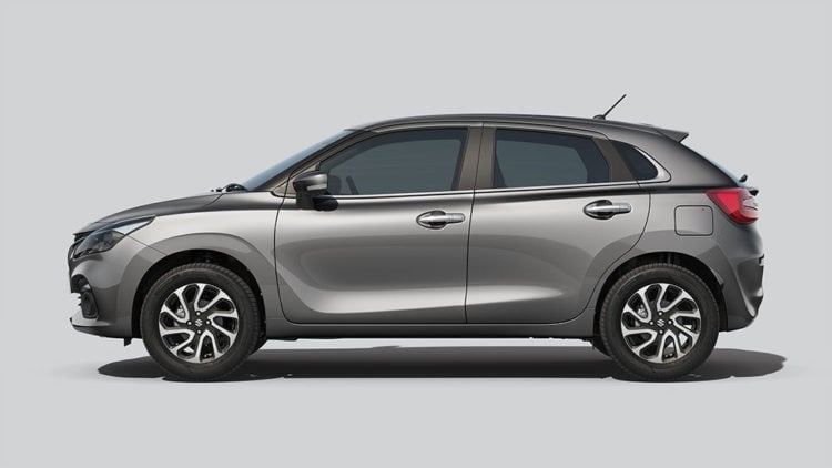 2022 Maruti Baleno Colors: Blue, Silver, Beige, White, Red, Grey