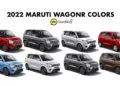 2022 Maruti WagonR Colors: Red, Blue, White, Silver, Brown, Grey