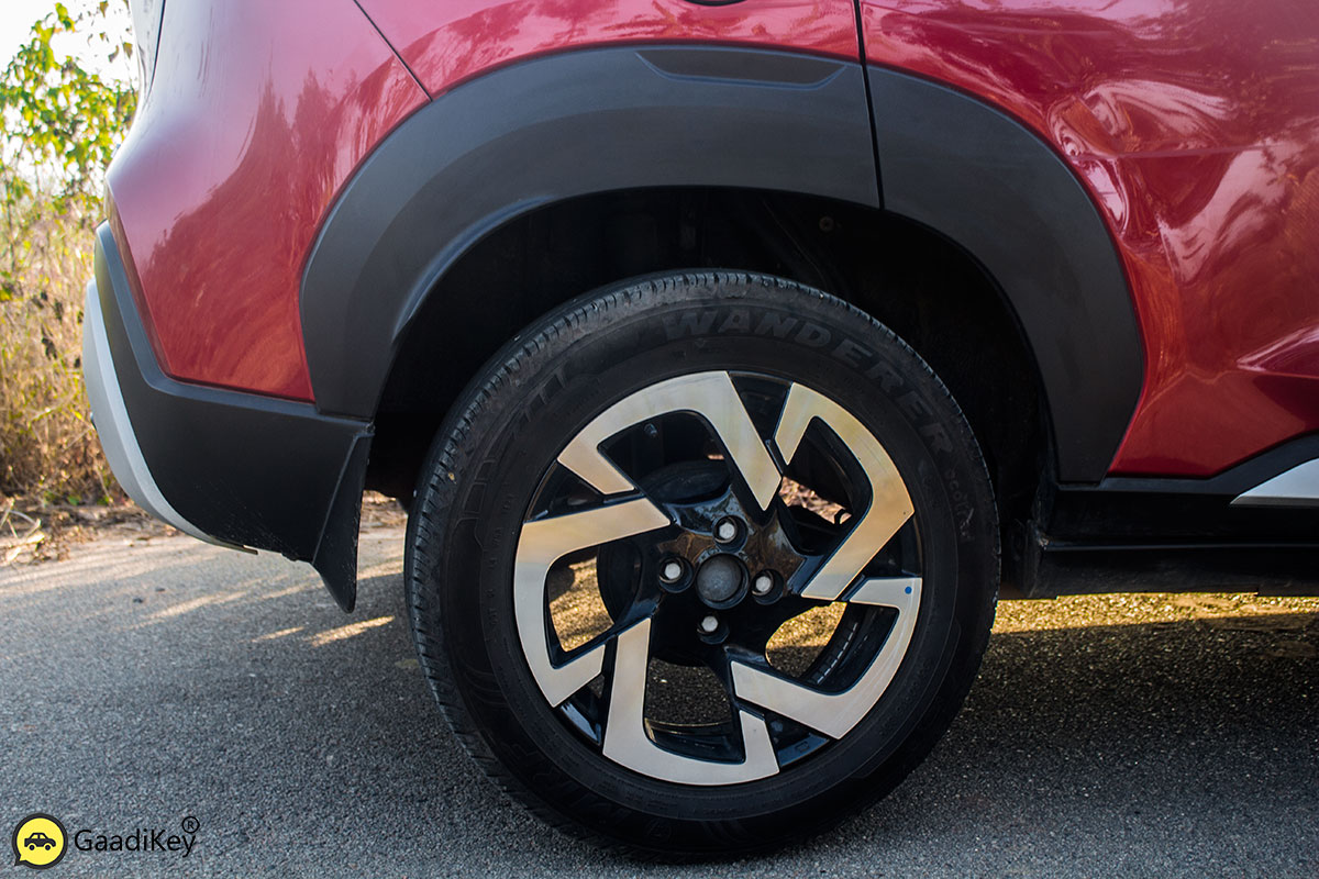 Nissan Magnite Spied Again Reveals New Alloy Wheels