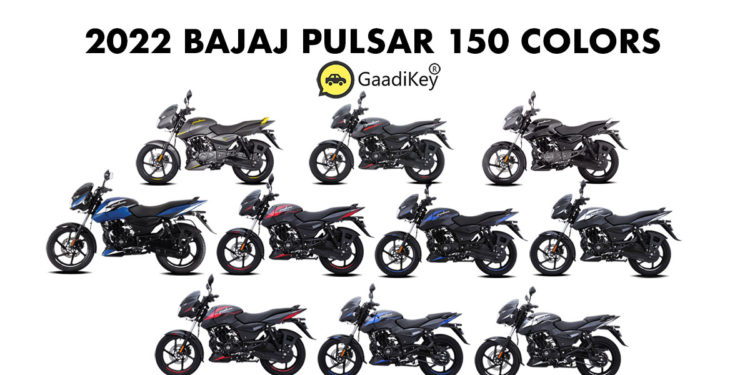 2022 Bajaj Pulsar 150 Colors - All Color Options