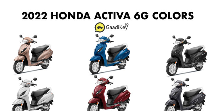 2022 Honda Activa 6G Colors - All Colors Honda Activa 6G