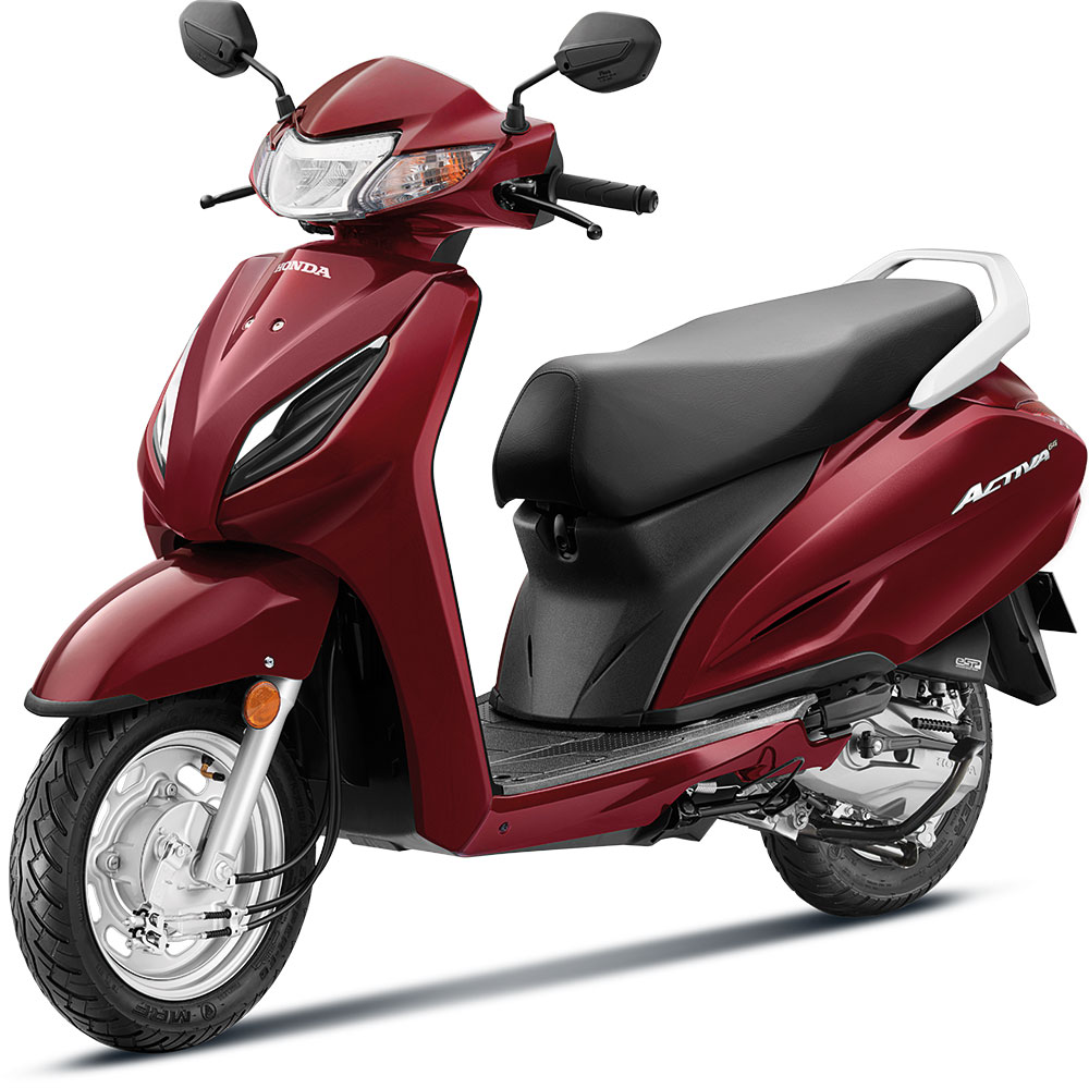 2022 Honda Activa 6G Rebel Red Metallic Color