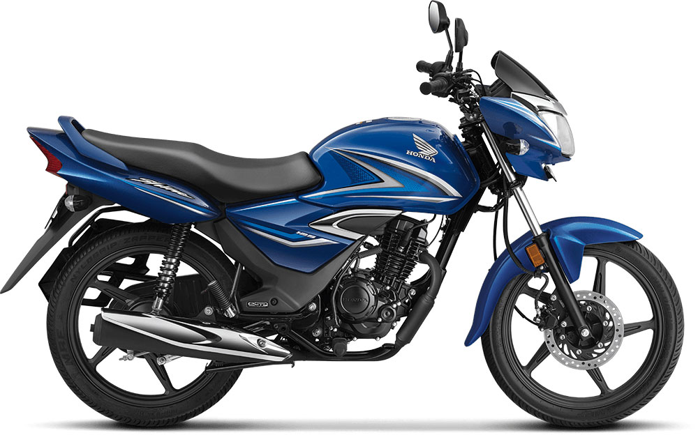 2023 Honda Shine Blue Color (Decent Blue Metallic)