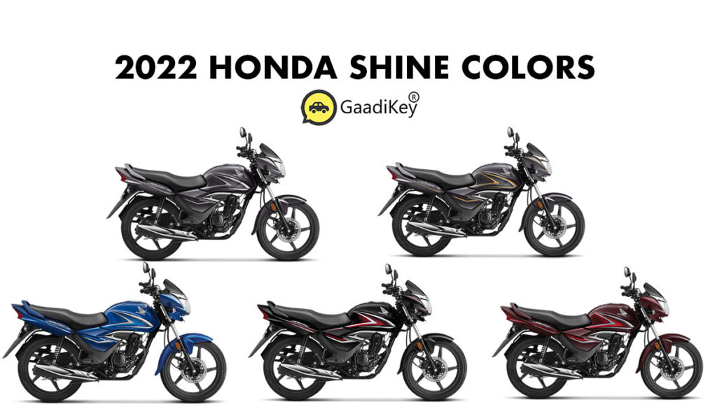 2022 Honda Shine Colors - All Colors New Shine 2022 model