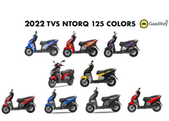 2022 TVS NTORQ Colors All Color options