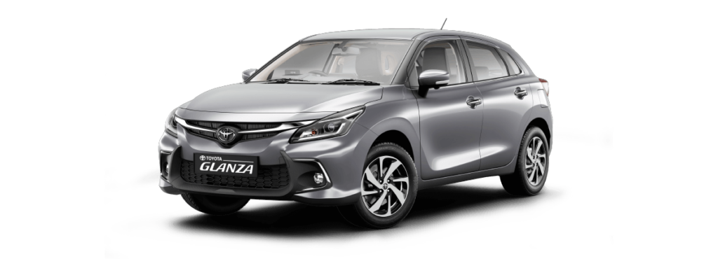 2022 Toyota Glanza Enticing Silver Color - 2022 Glanza Silver color variant 