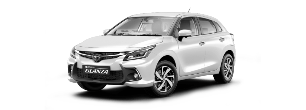 2022 Toyota Glanza Cafe White Color - 2022 Glanza White Color option