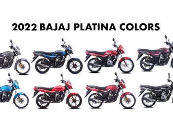 2022 Bajaj Platina 2022 model colors
