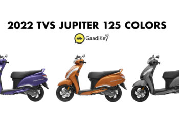 The all new 2022 TVS Jupiter 125 Colors