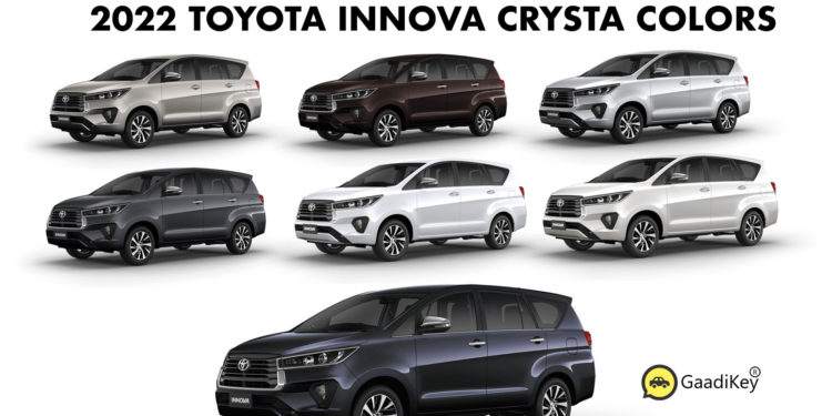 2022 Toyota Innova Colors All Options