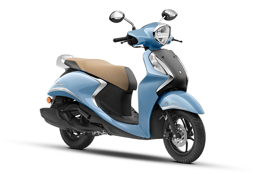 2022 Yamaha Fascino Cool Blue Color (Cool Blue Metallic)