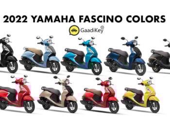 Yamaha Fascino 2022 model colors All color options