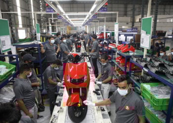 Bounce hopes to produce 200,000 scooters annually in this Bhiwadi Plant