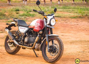 Royal Enfield Scram 411 Photos – White Flame