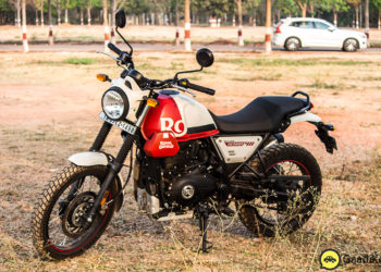 Royal Enfield Scram 411 Photos – White Flame