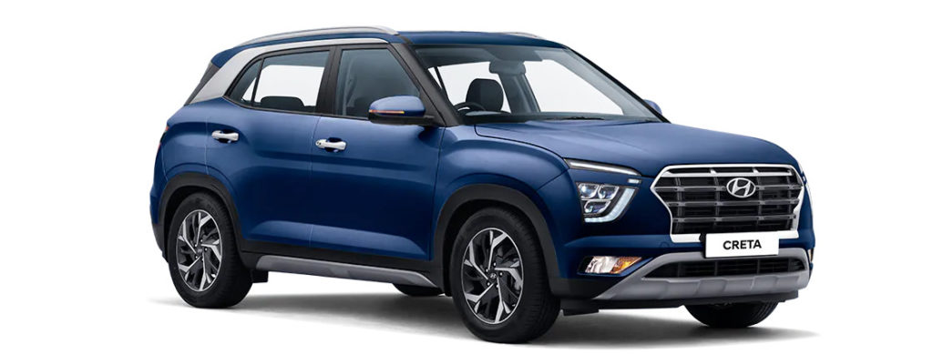 2023 Hyundai Creta Blue Color (Denim Blue) - 2023 Creta Blue color option