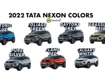 2022 Tata Nexon Colors All Color Options