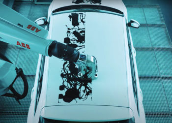 World’s first robot-painted art Car by ABB Robotics is here
