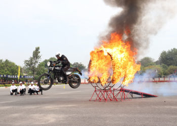 Royal Enfield celebrates its association with the Indian Army in Bengaluru