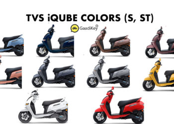 TVS iQube Colors - New Color details photos S, ST variants - New Colors