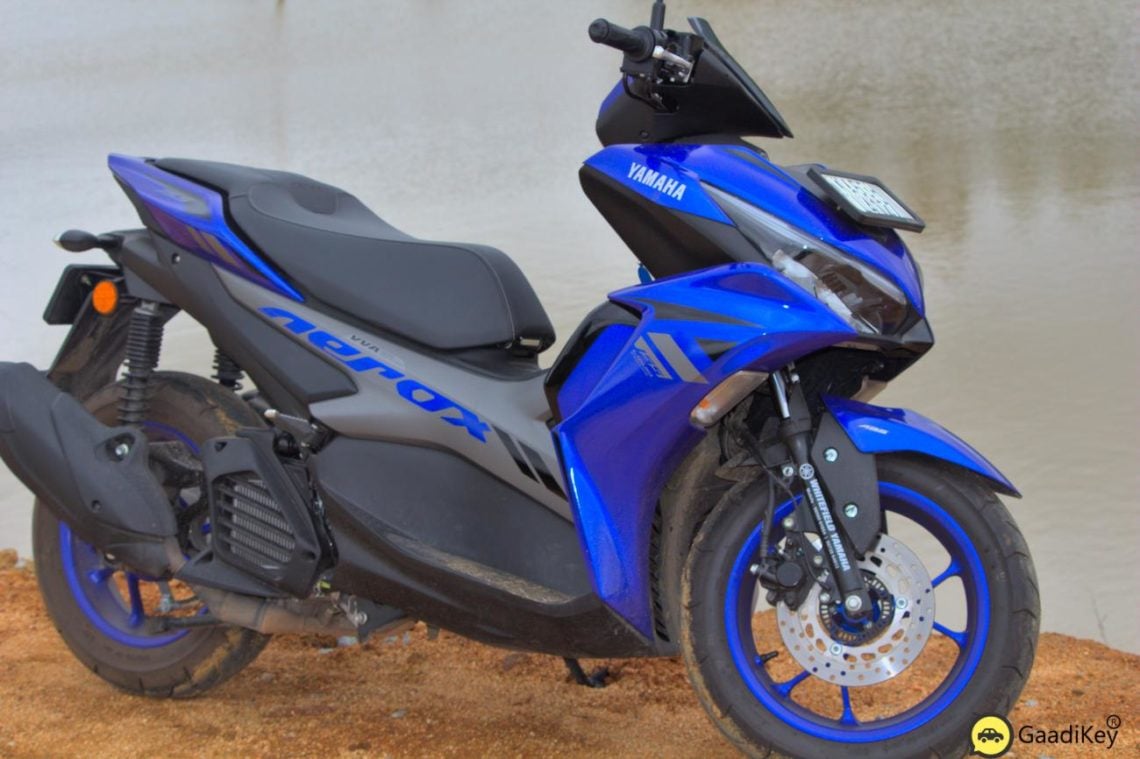 Yamaha Aerox 155 Review Adrenaline rush on a gearless scooter GaadiKey