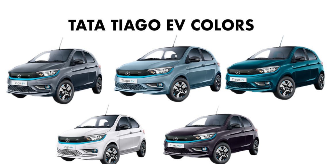 2022 Tiago EV All Colors New Tiago Electric Colors