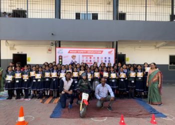 Honda 2 Wheelers conducts Road Safety campaign in Bhopal (MP)
