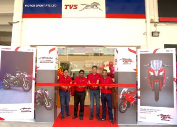 TVS Motor Company launches its first TVS Experience Centre in Singapore