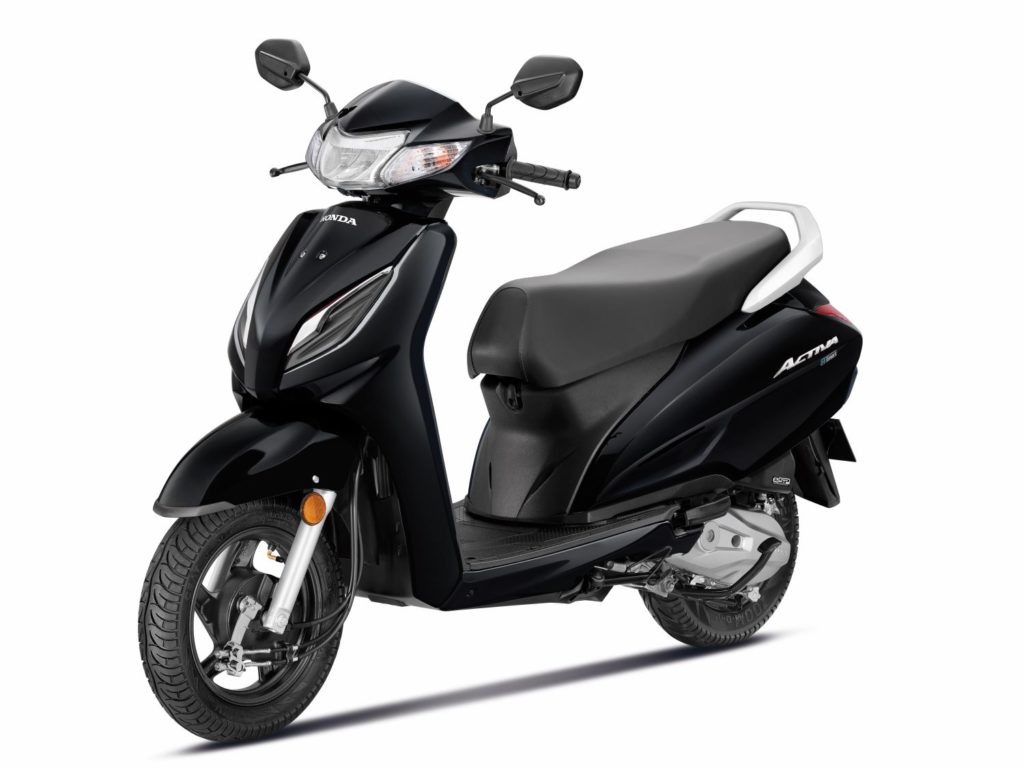 2023 Honda Activa H-Smart Black Color 2023 Activa Black Color option