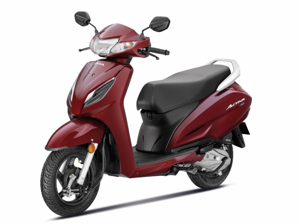 2023 Honda Activa 6G H-Smart Red Color ( Rebel Red Metallic) 2023 Activa Red Color 6G model