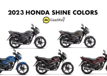 New Honda Shine 2023 colors