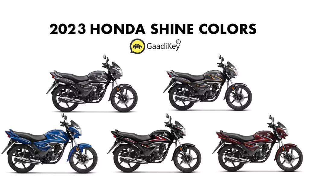 2023 Honda Shine Colors - All New 2023 Honda Shine Color options - New Shine 2023 model colors - Shine 125 Colors - New Shine 2023