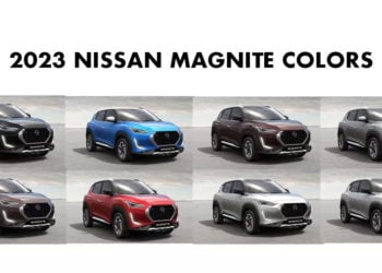 2023 Nissan Magnite Colors: Red, Brown, Silver, White, Blue, Black
