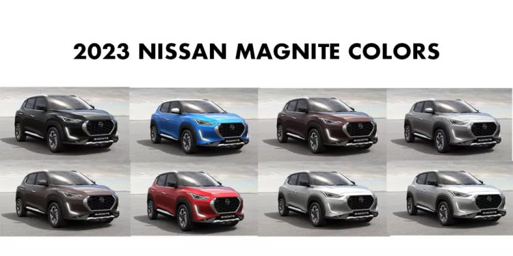 2023 Nissan Magnite Colors All Colors new 2023 Magnite