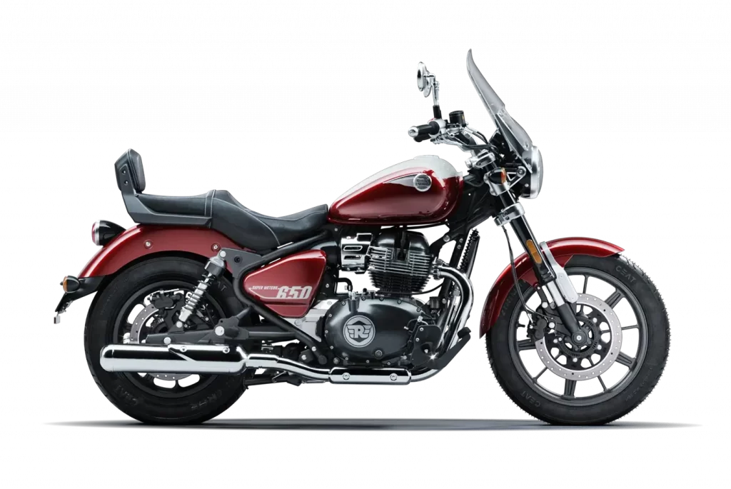 2023 Royal Enfield Super Meteor Red Color (Celestial Red)