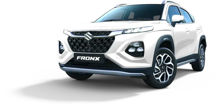 Maruti-FRONX-White-Color-ARCTIC_WHITE-Color - GaadiKey