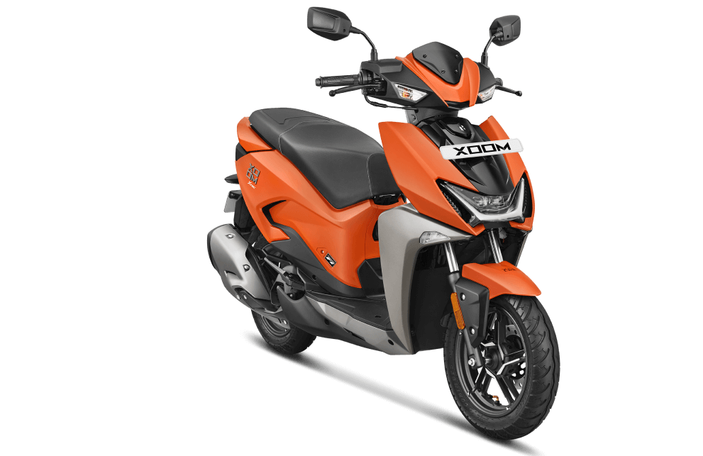 Hero Xoom Orange Color (Matt Abrax Orange) 2023 Hero Xoom Orange Color model