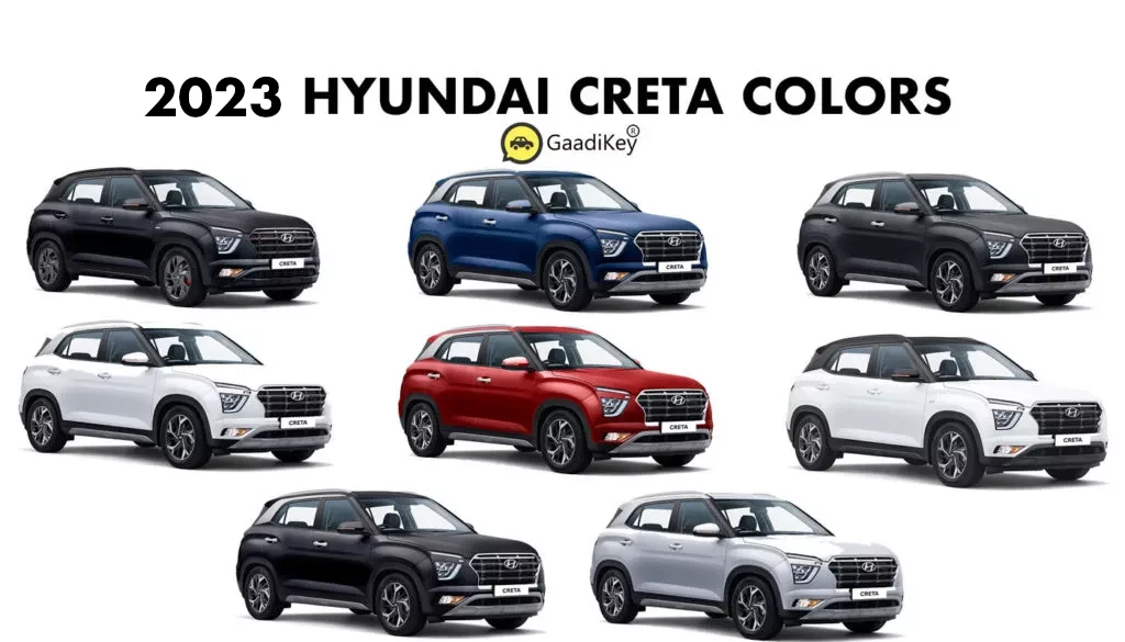 2023 Hyundai Creta Colors - All Color options New 2023 Creta Hyundai 2023 model colors 
