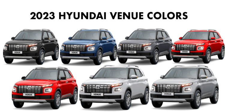 2023 Hyundai Venue Colors - New Venue 2023 Model Colors List - New 2023 Venue Colors