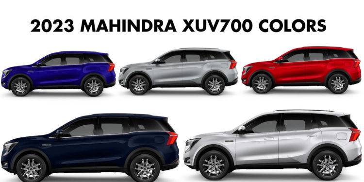 2023 Mahindra XUV700 Colors All Color options New XUV700 Colors and Photos